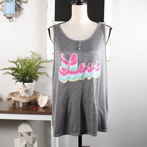 Secret Treasure Tank - Love - XL 16-18 - Picture 1 of 4